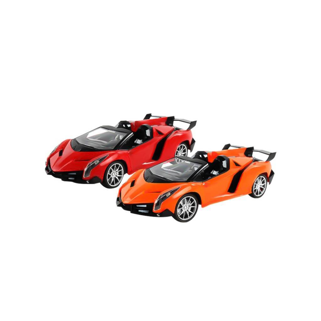 AUTO CON CONTROL REMOTO ESTILO LAMBORGHINI ROJO/NARANJA/AZUL