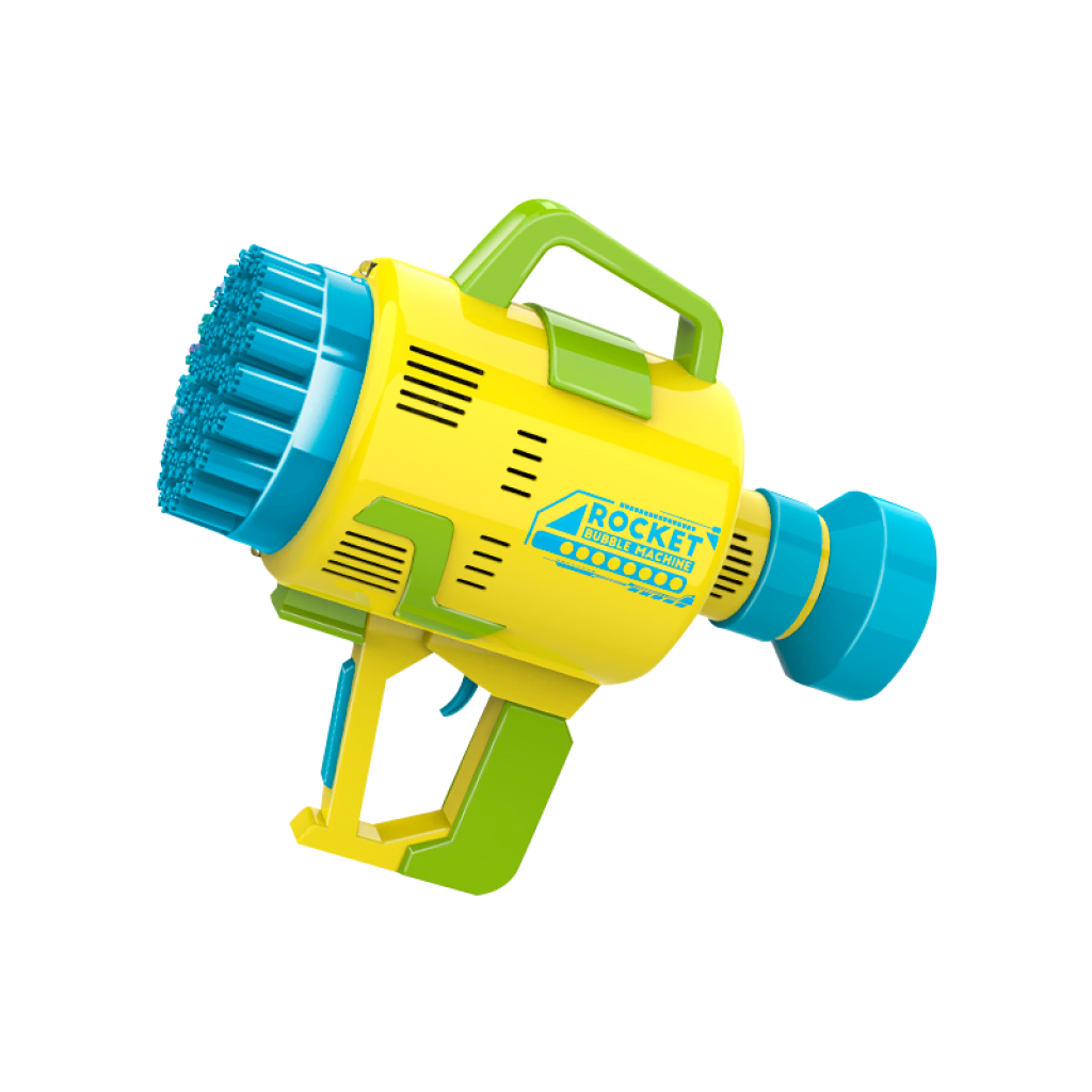 Pistola de burbujas automática recargable