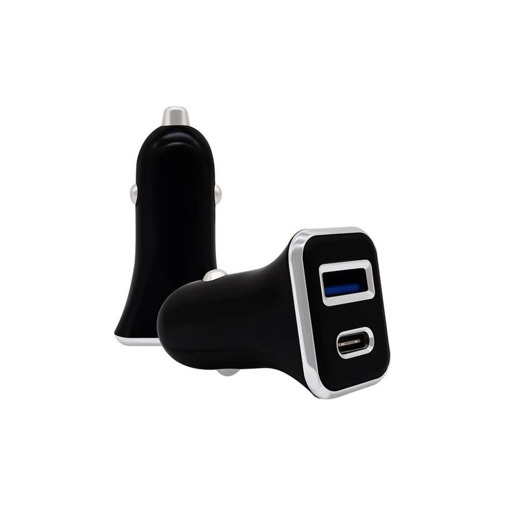 Cargador treqa 12V/24V 2.4A USB Y TIPO C