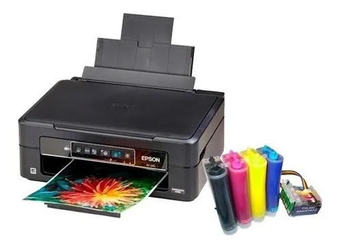 Kit Epson XP245 Sistema Continuo Y Tintas Sublimación