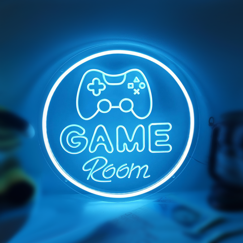 LETRERO DE NEÓN GAME ROOM