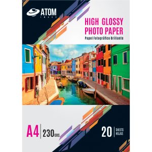 Papel Foto 230 gr. HighGlossy A4 x 20 hojas