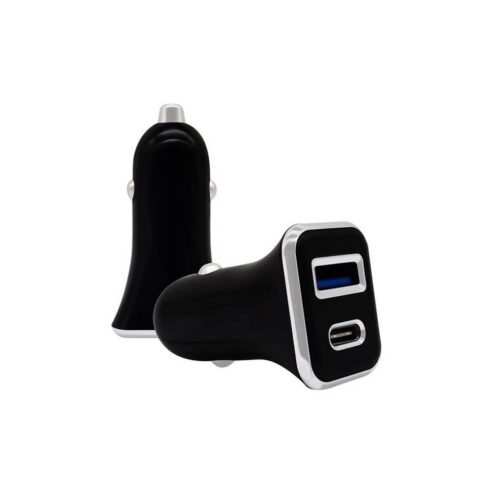 Cargador treqa 12V/24V 2.4A USB Y TIPO C