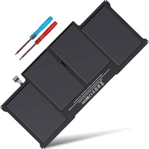 Batería A1405 de 55 Wh A1369 A1466 A1496 para MacBook Air de 13 pulgadas A1369 (2010-2011), A1466 (mediados de 2012, mediados de 2013, principios de 2014, principios de 2015, 2017), A1496