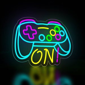 LETRERO DE NEÓN GAMER