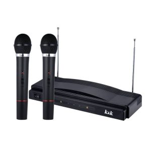 KIT DE MICROFONOS INALÁMBRICOS CON RECEPTOR